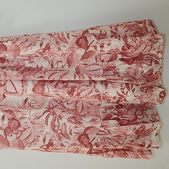 Olivaceous  Floral Print Dress with Tassel Tie Size Large - Picture 12 of 16